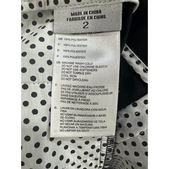 Adidas Womens Climalite Black Cropped Pants Size 2 Polyester Blend - Picture 4 of 10